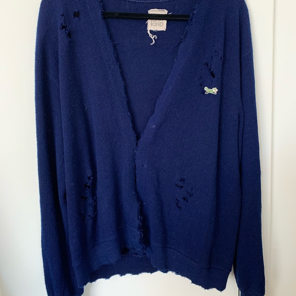 Reworked vintage cardigan
